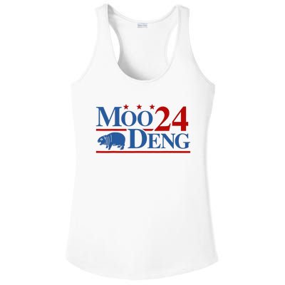 Moo Deng 2024 Moo Deng Moo Deng Cute Baby Hippo Ladies PosiCharge Competitor Racerback Tank