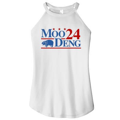 Moo Deng 2024 Moo Deng Moo Deng Cute Baby Hippo Women's Perfect Tri Rocker Tank