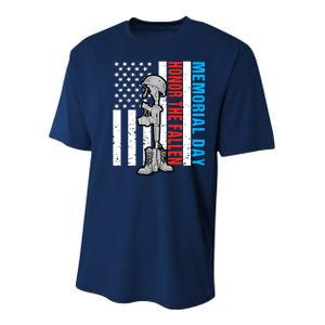 Memorial Day 2024 Remember The Fallen Youth Performance Sprint T-Shirt