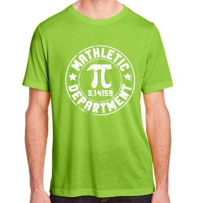 Mathletic Department 3.14159 Pi Day Math Teacher Vintage Adult ChromaSoft Performance T-Shirt