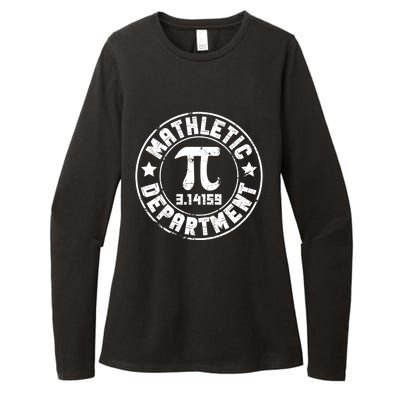 Mathletic Department 3.14159 Pi Day Math Teacher Vintage Womens CVC Long Sleeve Shirt