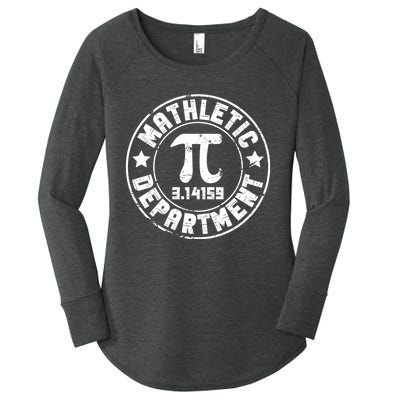 Mathletic Department 3.14159 Pi Day Math Teacher Vintage Women's Perfect Tri Tunic Long Sleeve Shirt