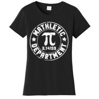 Mathletic Department 3.14159 Pi Day Math Teacher Vintage Women's T-Shirt