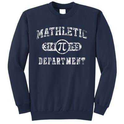 Mathletic Department 3.14159 Pi Day Math Teacher Vintage Sweatshirt