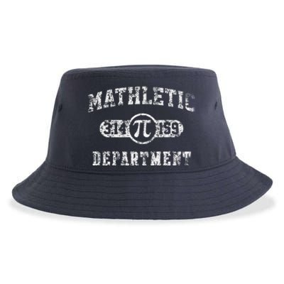 Mathletic Department 3.14159 Pi Day Math Teacher Vintage Sustainable Bucket Hat