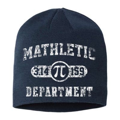 Mathletic Department 3.14159 Pi Day Math Teacher Vintage Sustainable Beanie