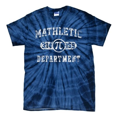 Mathletic Department 3.14159 Pi Day Math Teacher Vintage Tie-Dye T-Shirt