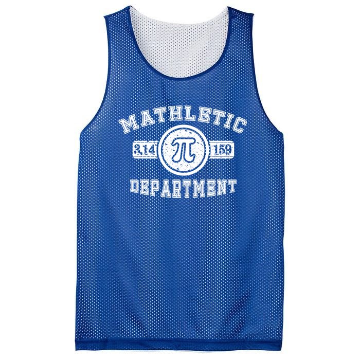 Mathletic Departt 3 14159 Math Teacher Happy Pi Day Cool Gift Mesh Reversible Basketball Jersey Tank