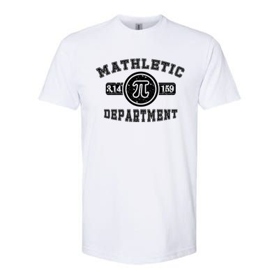 Mathletic Departt 3 14159 Math Teacher Happy Pi Day Cool Gift Softstyle CVC T-Shirt