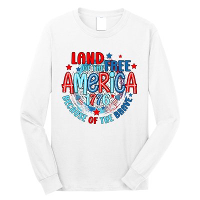 Memorial Day 4th Of July Stars And Stripes 1776 Long Sleeve Shirt