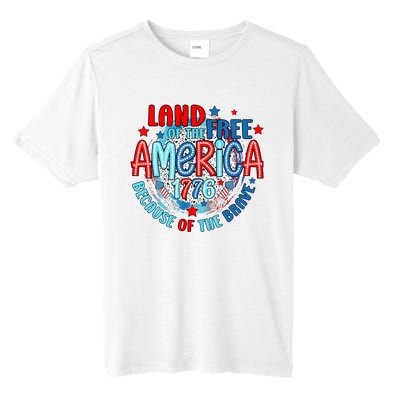 Memorial Day 4th Of July Stars And Stripes 1776 Tall Fusion ChromaSoft Performance T-Shirt