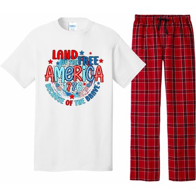 Memorial Day 4th Of July Stars And Stripes 1776 Pajama Set