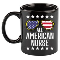 Memorial Day 4th Of July RN Nurse 11oz C Handle Ceramic Mug