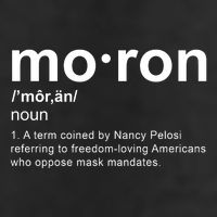 Moron Definition Anti Nancy Pelosi Funny Republican Adult Drive Performance Visor