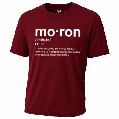 Moron Definition Anti Nancy Pelosi Funny Republican Performance Shirt