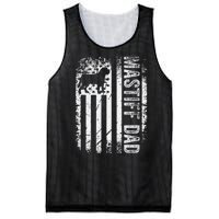 Mastiff Dad American Us Flag English Mastiff Dog Mesh Reversible Basketball Jersey Tank