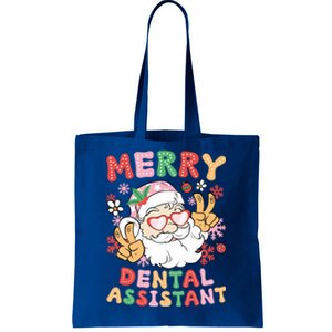 Merry Dental Assistant Christmas Dental Assisting Xmas Party Gift Tote Bag