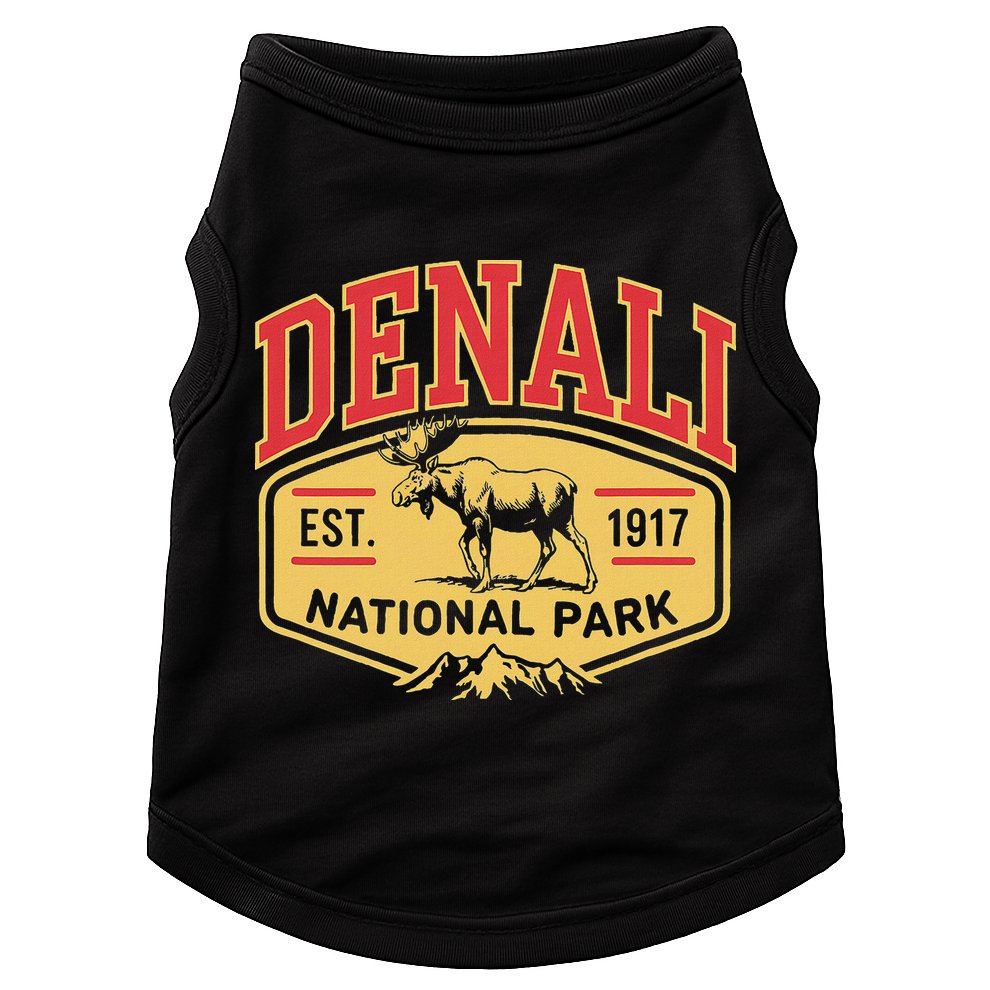 Mount Denali Alaska Mountaineer Climbing National Park Doggie Tank