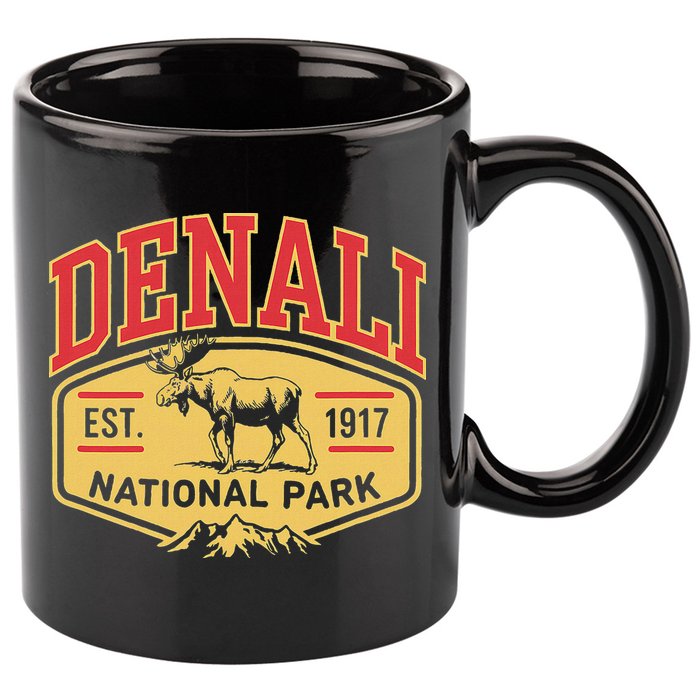 Mount Denali Alaska Mountaineer Climbing National Park 11oz C Handle Ceramic Mug