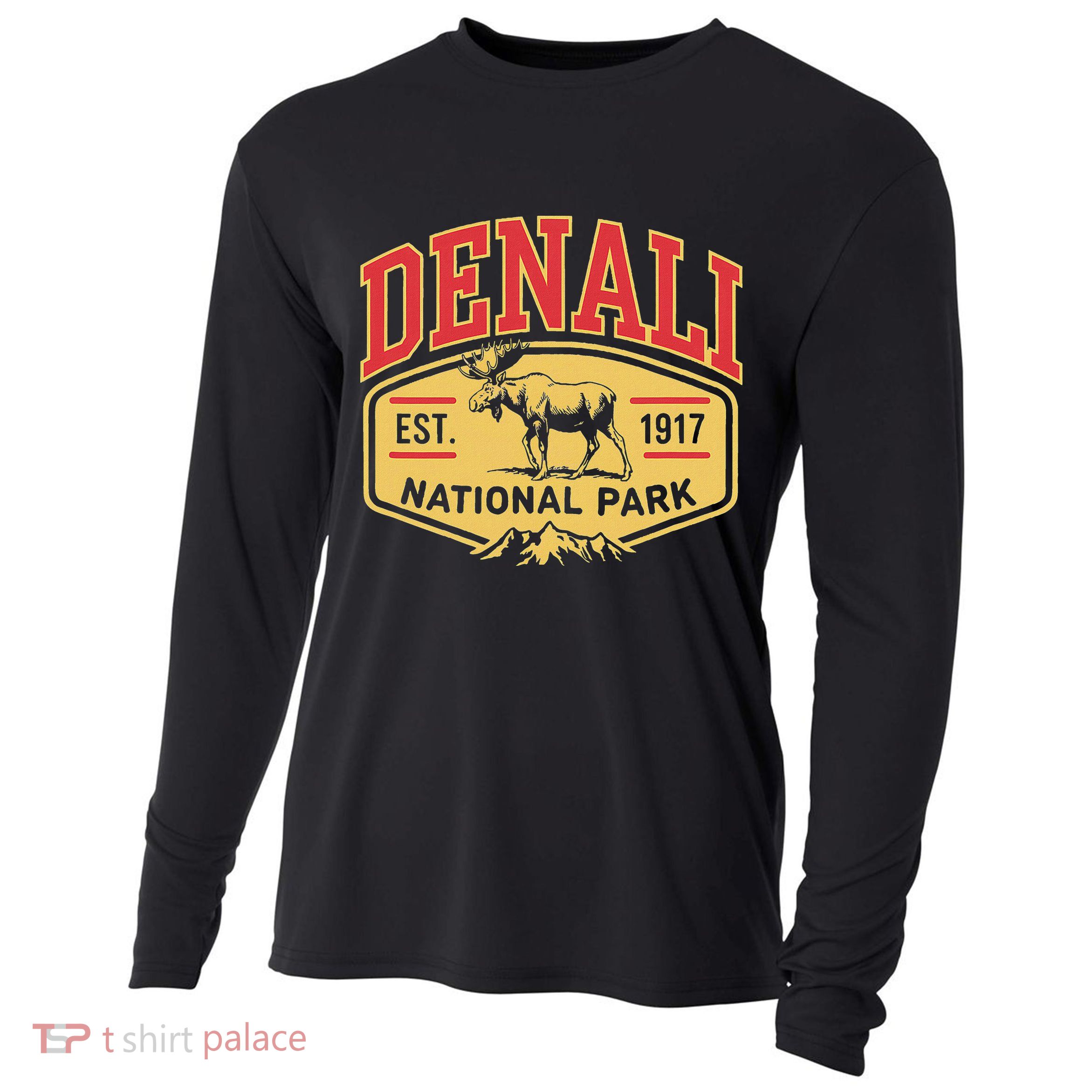 Mount Denali Alaska Mountaineer Climbing National Park Cooling Performance Long Sleeve Crew