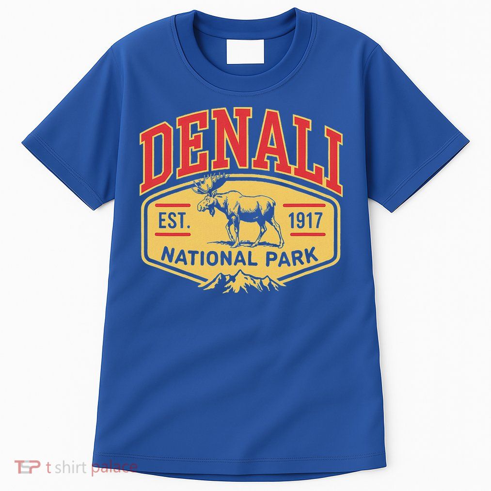Mount Denali Alaska Mountaineer Climbing National Park Tall T-Shirt