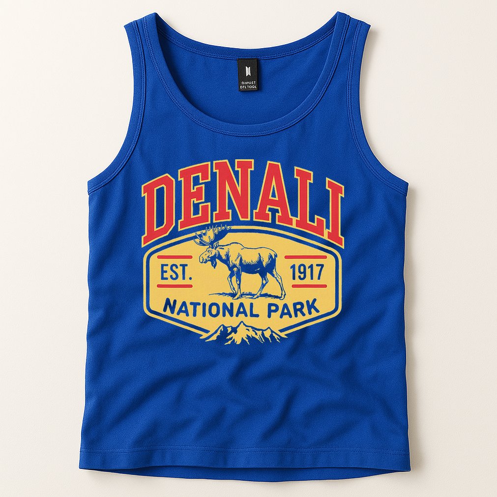 Mount Denali Alaska Mountaineer Climbing National Park Tank Top