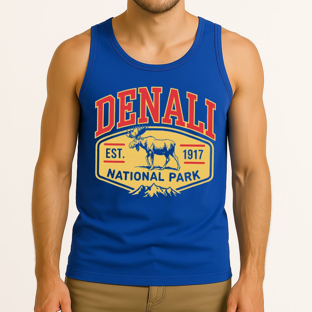Mount Denali Alaska Mountaineer Climbing National Park Tank Top