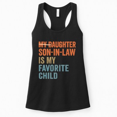 My Daughter and Son-in-Law Are My Favorite Child Womens Tank Top
