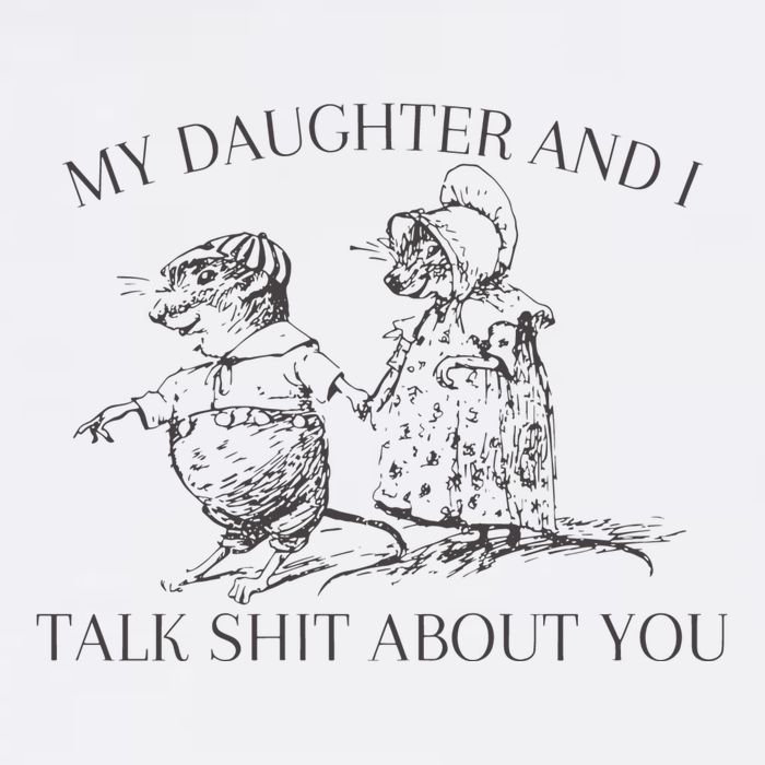 My Daughter And I Talk Shit About You Funny Meme Wool Snapback Cap