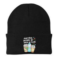 Multiple Drinks At Once Club Funny Multiple Drinks Knit Cap Winter Beanie