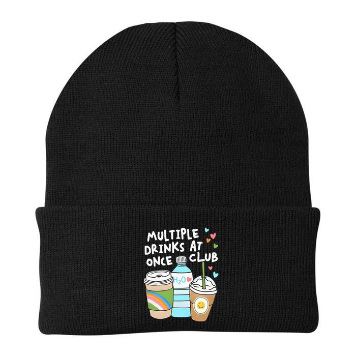Multiple Drinks At Once Club Funny Multiple Drinks Knit Cap Winter Beanie