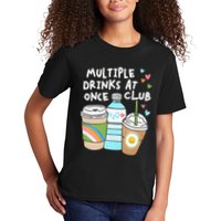Multiple Drinks At Once Club Funny Multiple Drinks Kids T-Shirt