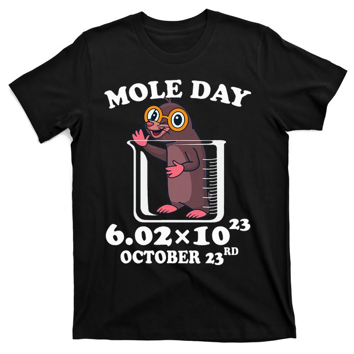 Mole Day AvogadroS Number October 23rd Science Lovers T-Shirt