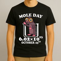Mole Day AvogadroS Number October 23rd Science Lovers T-Shirt