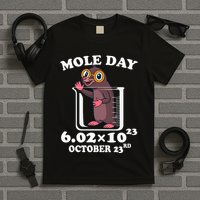 Mole Day AvogadroS Number October 23rd Science Lovers T-Shirt