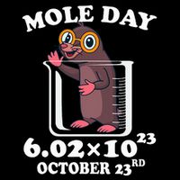Mole Day AvogadroS Number October 23rd Science Lovers T-Shirt