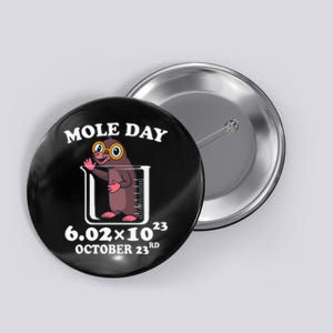 Mole Day AvogadroS Number October 23rd Science Lovers Button