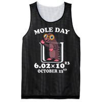 Mole Day AvogadroS Number October 23rd Science Lovers Mesh Reversible Basketball Jersey Tank