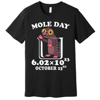 Mole Day AvogadroS Number October 23rd Science Lovers Premium T-Shirt