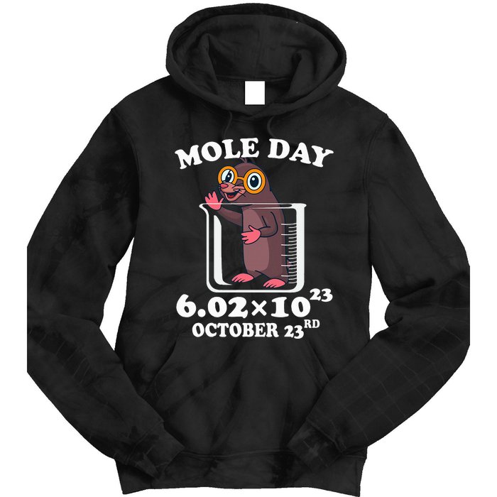 Mole Day AvogadroS Number October 23rd Science Lovers Tie Dye Hoodie