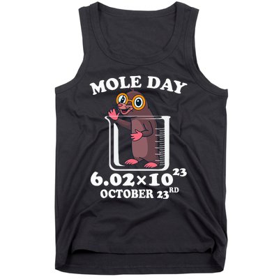 Mole Day AvogadroS Number October 23rd Science Lovers Tank Top