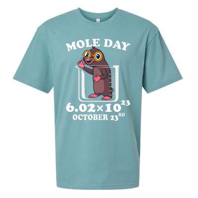 Mole Day AvogadroS Number October 23rd Science Lovers Sueded Cloud Jersey T-Shirt