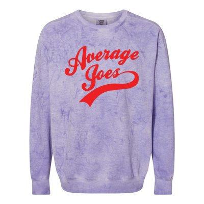 Mens Dodgeball Average Joe's Joes Colorblast Crewneck Sweatshirt