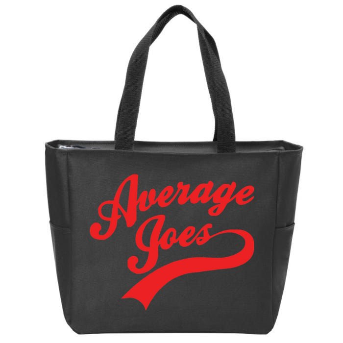 Mens Dodgeball Average Joe's Joes Zip Tote Bag