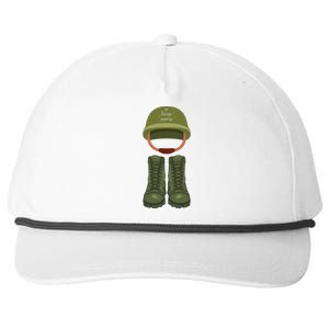 Memorial Day Armed Forces Honor The Fallen Soldiers Military Gift Snapback Five-Panel Rope Hat