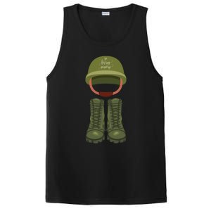 Memorial Day Armed Forces Honor The Fallen Soldiers Military Gift PosiCharge Competitor Tank