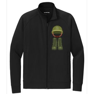 Memorial Day Armed Forces Honor The Fallen Soldiers Military Gift Stretch Full-Zip Cadet Jacket