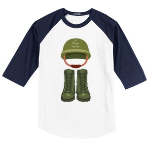 Memorial Day Armed Forces Honor The Fallen Soldiers Military Gift Baseball Sleeve Shirt