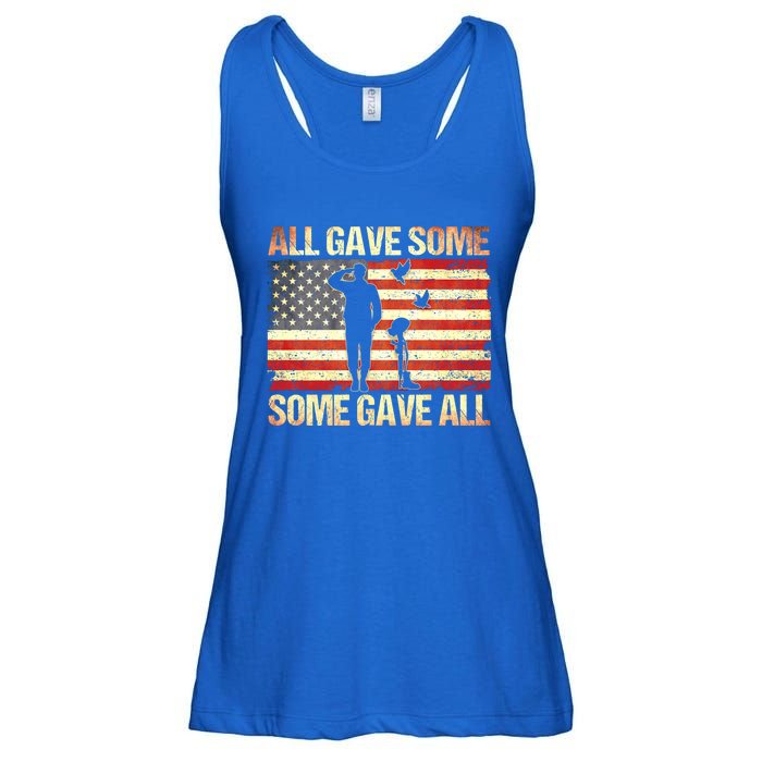 Memorial Day All Gave Some Some Gave All Gift Ladies Essential Flowy Tank