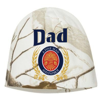 Miller Dad A Fine Man And Patriot Fathers Day Kati - Camo Knit Beanie